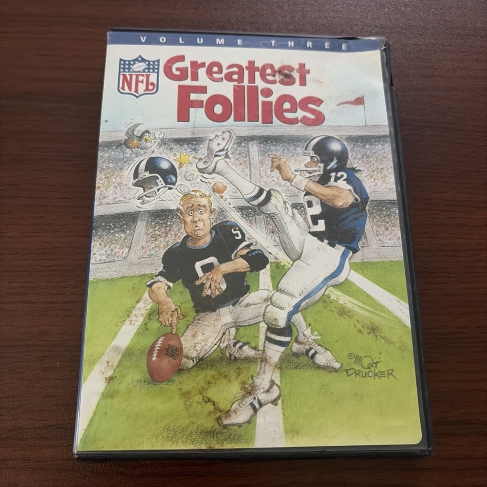 NFL Greatest Follies Vol. 3 DVD 2007 Football Bloopers